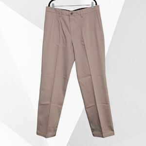Levis Dockers Pants Mens 36x34 Actual 36x33 Signature Khaki Classic Fit Pleated